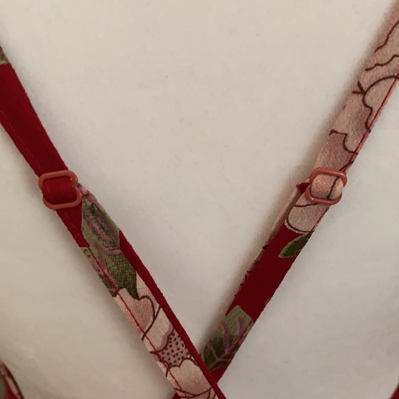 NEW ✨ Reformation Floral Wedding Party Event Ila Midi Maxi Wrap Red Dress Large - Picture 8 of 9